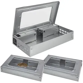 Petigi Lebendfalle 3x Köderbox 3 St.