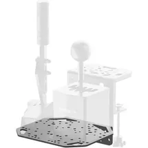 Moza Universal Mounting Plate für Schalter und Handbremse (PC), Schwarz