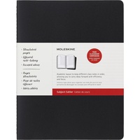 Moleskine Cahier Studienhefte (für Vorlesungen, Xxlarge, 2er Set, Liniert, Kartoneinband) schwarz, packpapierbraun