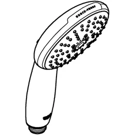 Grohe Tempesta 110 3 Strahlarten Rain/Jet/Massage, maximaler Durchfluss bei 3bar 7,4l/min, Chrom