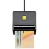 AISENS Lector de Tarjeta Inteligente/DNIe USB 2.0 Schwarz