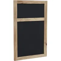 Mendler Werbetafel HWC-C51, Wandtafel Kreidetafel, 55x34x2cm, Holz Shabby-Look Vintage