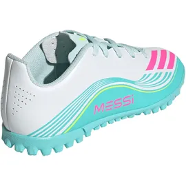 adidas F50 Messi Club TF Kinder white/lucid pink/flash aqua 36
