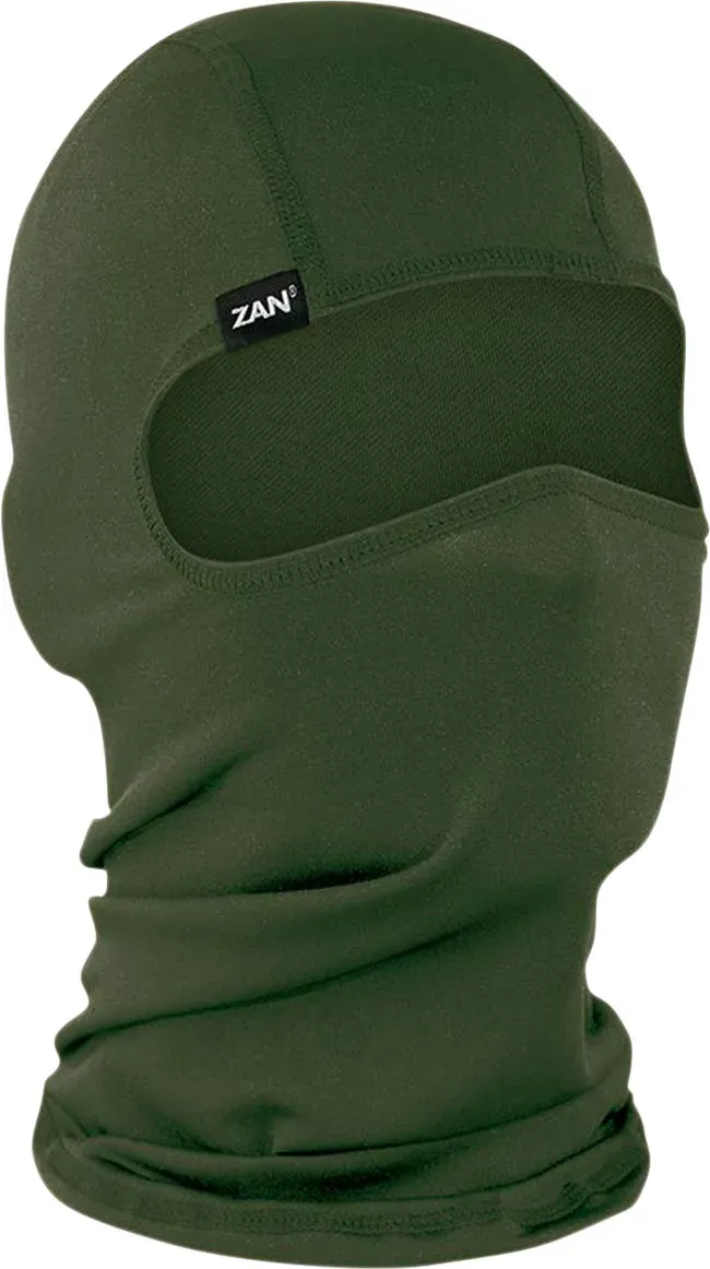 Zan Headgear Solid, Sturmhaube Polyester - Dunkelgrün - Einheitsgröße