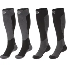 Apollo ADULTS SKI SOCKS DESIGN Kniestrümpfe 2er Pack Mehrfarbig 35-38