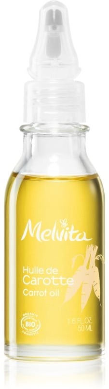 Melvita Huile de Carotte nährendes Karottenöl Für Gesicht und Körper 50 ml