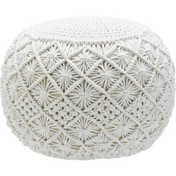 Pouf Julie in Natur ca. 50x35x50cm