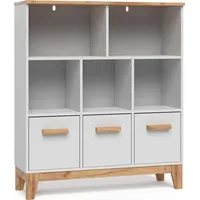 VitaliSpa Kinderregal Malia 98,4 x 113,4 cm Holzwerkstoff weiß