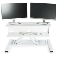 Luxor »Luxor« Schreibtischaufsatz DC-Pro32-W, weiß, höhenverstellbar 13-39cm, Tastaturablage