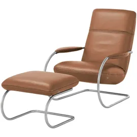 KOINOR Sessel Jacy Leder 80 x 104 x 99,0 cm Braun