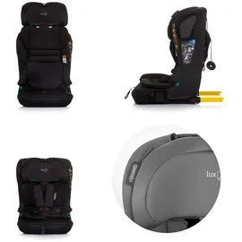 Chipolino Kindersitz i-Size LUX X (76-150cm) Gruppe 1/2/3, Isofix, Top Tether schwarz