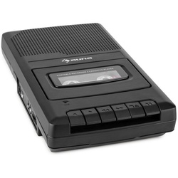 Auna »RQ-132 portabler Kassettenrekorder Diktiergerät Tape Recorder Mikrofon« Radio (0 W)