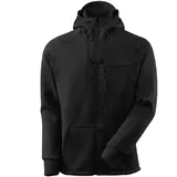 Advanced Kapuzensweatshirt mit Reißverschluss 4XL meliert/schwarz