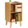 Relaxdays Bücherregal, Hellbraun, Holz, 40x70x35 cm, Wohnzimmer, -