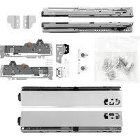 Vasalat BLUM Schubladenschienen TANDEM Zargenhöhe 68mm, 30kg, NL450mm, grau,