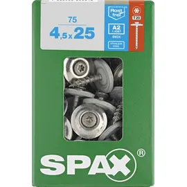 SPAX Spenglerschrauben 4,5 x 25 mm T20 Vollgewinde - 75 Stk.