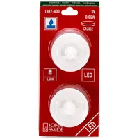 Konstsmide LED Teelicht 2er Set klein blau