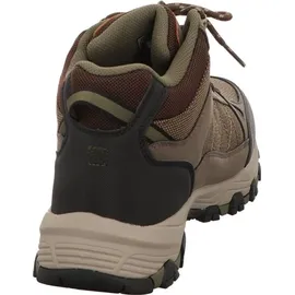 SKECHERS Selmen Melano Trekking Shoes, Chocolate Leather W/Mesh, 45