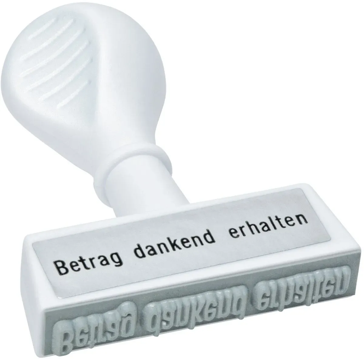 Preisvergleich Produktbild WEDO Stempel Textstempel -Betrag dankend erhalten- weiß