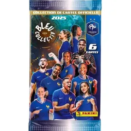 Panini French Football Federation 2025 Trading Cards Box mit 18 Hüllen