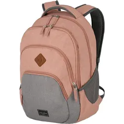 Rucksack Basics Erwachsene Melange Travelite rosa|hellgrau 22 LITER