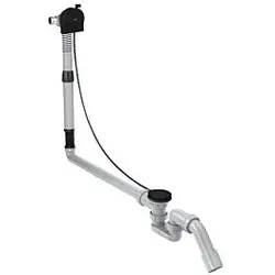 hansgrohe Exafill S Komplettset 58317670 Wanneneinlauf, Ab-/und Überlaufgarnitur, mattschwarz