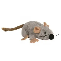 TRIXIE Plüschmaus mit Katzenminze 7cm
