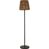 Star Trading Solar-Stehlampe Cesta Rattan-Optik 127 cm 1 Stück Braun/Schwarz