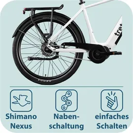 Tretwerk Amber Nexus 2023 27,5 Zoll RH 53 cm Unisex weiß
