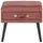 Beliani Nachttisch Eurostar 50 x 35 x 46 cm Rosa/Schwarz