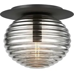 Maytoni Moderne Deckenleuchte Reels, Schwarz, E27, 60W, IP20, Durchmesser 350 mm