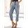 Buffalo Relax-fit-Jeans "in modischem Crop-Design", Damen, Gr. 36, N-Gr, blau (blau, washed), Denim/Jeans, Obermaterial: 100% Baumwolle, unifarben, figurumspielend knöchelfrei, Jeans, in High-Waist-Form mit Bundfalten, verkürzte Länge, Sommerhose, Topseller
