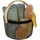 Relaxdays Drahtkorb Aufbewahrungskorb rund mit Henkel 28 x 26 x 30 cm schwarz