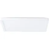 Lightbox Basic LED Aufbaupaneel | 30 x 30 cm | Wand- & Deckenpanel mit weißem Rahmen & neutralweißer Lichtfarbe (4000 K) | 18 W | 2400 lm | für jeden Raum | aus Kunststoff in Schwarz/Weiß
