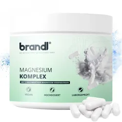 brandl® Magnesium Komplex aus 3 Magnesium-Formen Kapseln 180 St