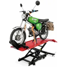 Trutzholm Motorradhebebühne hydraulisch 360 kg Breite 47 cm Kleine Montagebühne Heber Motoradlift Lift Schwarz