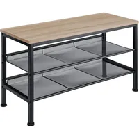 Tectake tectake® Schuhregal, Derry 75,5x30,5x45,5cm