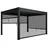 Juskys Seitenwand für Lamellendach Tahiti 4 x 2,4 m anthrazit