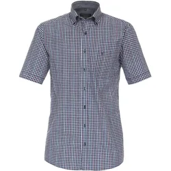Kurzarmhemd CASAMODA "CASAMODA Freizeithemd Kurzarm kariert", Herren, Gr. XXL, Normalgrößen, rot, 100% Baumwolle, kariert, comfort fit, Hemden