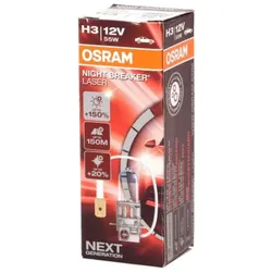 Glühlampe Halogen OSRAM H3 Night Breaker Laser 12V, 55W, 1 Stück