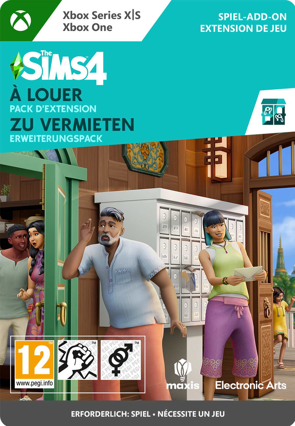 Xbox The Sims 4 For Rent Expansion Pack Download Code (Xbox) zum Sofortdownload
