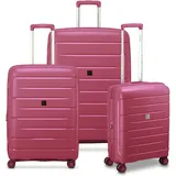 MODO BY RONCATO Starlight 3.0 Koffer-Set 3-tlg. lila/rot/braun