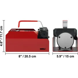 Vevor Dieselpumpe 1/4 PS Heizölpumpe DC 12 V Kraftstoffförderpumpe 8m Förderhöhe 3m Saughöhe Selbstansaugend Automatik-Zapfpistole 4m Auslassschlauch