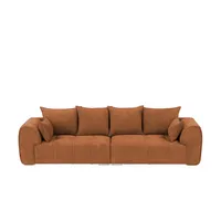 U N O Sports uno Big Sofa London ¦ orange ¦ Maße (cm): B: 316 H: 72 T: 112