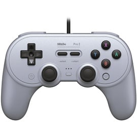 8bitdo Pro 2 Wired Gamepad Switch, and Windows & Grey Edition