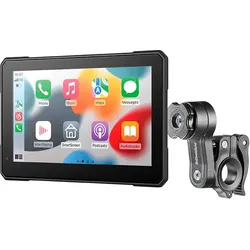 Interphone Sync 70, Car Play & Android Auto Display für Motorrad - Schwarz