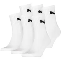 Puma Socken Unisex 6er Pack Stretch weiß 47-49