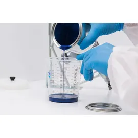 Benbow Profi-Messbecher mit Deckel 25x 1370ml mit vielfältiger Skalierung - Becher mit Skala, Lackmischbecher, Meßbecher, Lackbecher