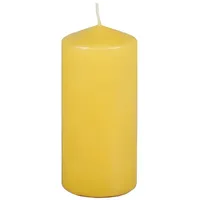 Papstar Stumpenkerze 6,9 x 15 cm 8 St. gelb