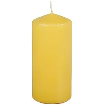 Papstar Stumpenkerze 6,9 x 15 cm 8 St. gelb